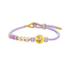 999 Gold Charm Bracelet with Red or Black Cord