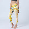 Floral Print Yoga Leggings Women's 3D Stretch Gym Pants