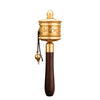 Handheld Copper Prayer Wheel Meditation Decor