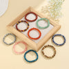 Natural Stone Bead Bracelet, 8mm Round Gemstone