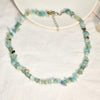 Crystal Stone Luck Necklace, Crushed Chip Choker