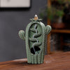 Ceramic Cactus Backflow Incense Burner