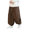 Men's Chenille Corduroy Cargo Pants With Pockets