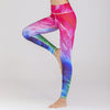 Women's Floral Print Yoga Pants High Waist Fitness Leggings