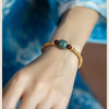 Star and Moon Bodhi Seed Bracelet, Handmade Beaded Jewelry