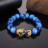 Pixiu Color-Change Beaded Bracelet for Fortune and Protection