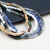 Natural Stone Rectangular Beads 4x13mm for DIY Bracelets