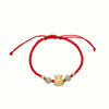 Lucky Money Bag Fu Character Bead Luck Braided Bracelet