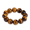 Tiger Eye Strength Bracelet, Natural Yellow Tiger Eye Beads