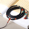 Hand Braided Coconut Shell Bead Necklace and Bracelet
