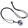 Natural Stone Peace Buckle Pendant Necklace