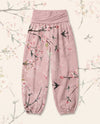 Women's Harem Pants, Cotton Full-Length Yoga Trousers