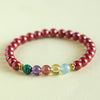 Cinnabar Aquamarine Citrine Strawberry Quartz Amethyst Malachite Blessing Bracelet