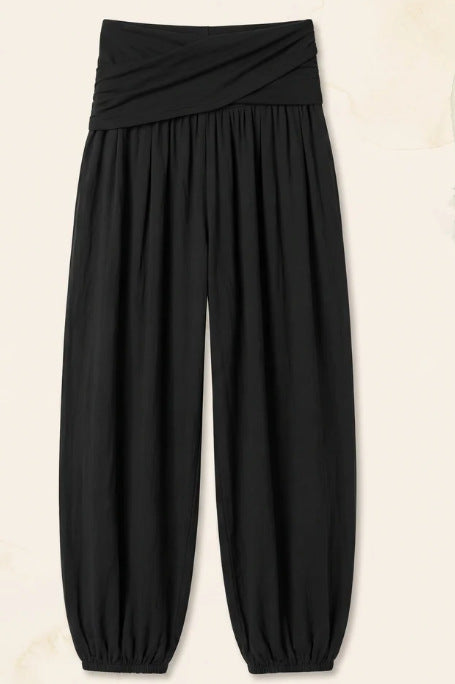 Women's Harem Pants Elastic Waist Yoga Trousers