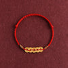 Five Copper Coins Braided String Protection Bracelet Anklet