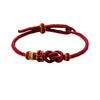 Handmade Adjustable Cord Bracelet with Yuanbao Knot