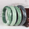 Green Jade Bangle Bracelet Protection Wealth