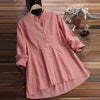 Women's Checked Long Sleeve Tunic Shirt