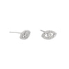 Evil Eye Symbol Protection Stud Earrings