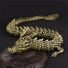 Brass Chinese Dragon Statue Home Decor