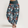 Cotton Women's Harem Pants with Digital Print Designs