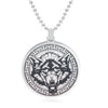 Animal Titanium Steel Chain Necklace Protection Pendant