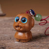 Green Sandalwood Chinese Zodiac Animal Keychain