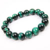 Natural Tiger Eye Bracelet, Polished Stone Beads