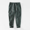 Men's Linen Drawstring Pants with Pockets