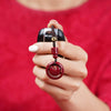 Cinnabar Om Mani Padme Hum PiXiu Blessing Lucky Bead Necklace Pendant