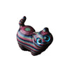 Carved Rainbow Eucalyptus Wood Cat Figurine