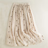 Artistic Vintage Dot Pattern Women's Pleated Skirt