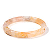 Natural Crystal Bangle Bracelet, Chinese Style Jewelry