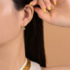 Evil Eye Blessing Protection Stud Earrings with Zircon