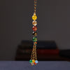 Handmade Agate Five Gods of Wealth Car Hanging Decoration