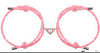 2Pcs Love Magnetic Couple String Strength Bracelet