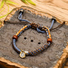 Tibetan Braided Rope Bracelet with Star Charm