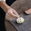 Ceramic Peony Flower Incense Burner Decoration