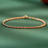 Colorful Rope Coin Bead Extra Thin Braided Bracelet