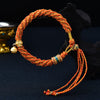 Handwoven Tibetan Style Braided Rope Bracelet