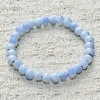 Ceramic Bead Bracelet, Handmade Stretch Elastic Band