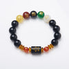 Five Elements Agate Bracelet with Birth Year Charms