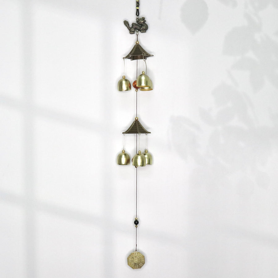 Chinese Feng Shui Wind Chime with Bagua and Bells