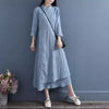 New Chinese Style Long Dress with Frog Buttons