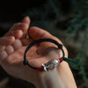 925 Sterling Silver Luck Koi Fish Braided Bracelet