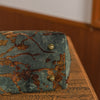 Velvet Jacquard Crossbody Bag with Metal Handle
