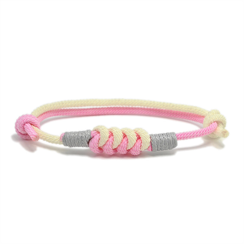 Handwoven King Kong Knot Bracelet in Milan Cord