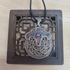 Peony Flower Copper Coin Necklace
