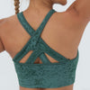 Women's Yoga Sets Seamless Fitness Crop Tank Top Pants Sports Gym Outfits