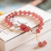 Strawberry Quartz Pixiu Bracelet